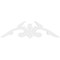 Ekena Millwork Pitch Milton Architectural Grade PVC Gable Pediment, 36"W x 12"H x 1"P (8/12) GPP036X012X100MIL - alternate 4